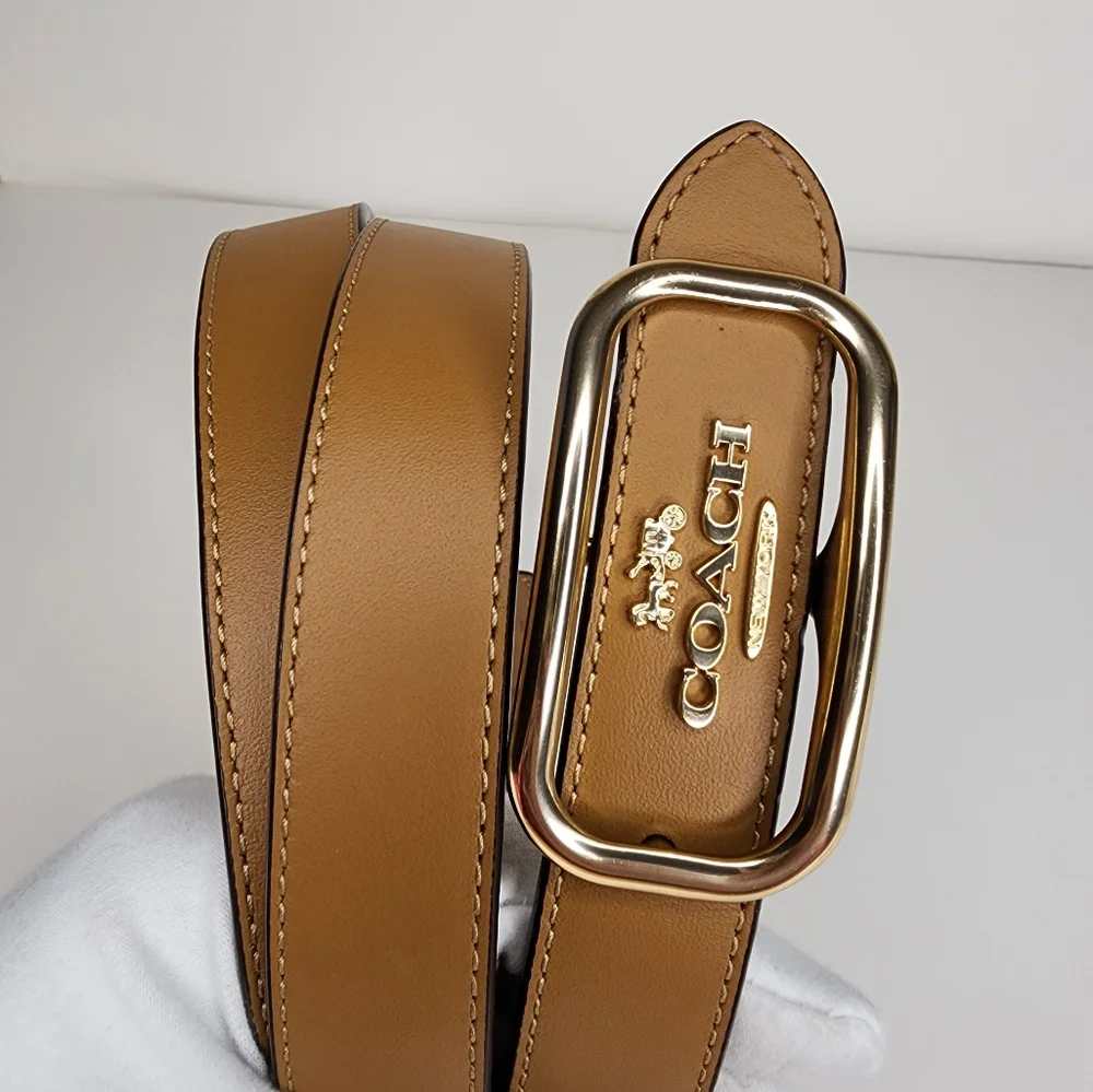 Coach Morgan Rectangle Buckle Belt - Picture 8 of 14